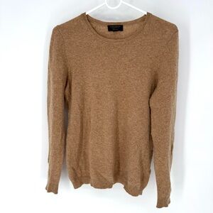 Charter Club 100% cashmere quiet, luxury minimalist Tan Sweater